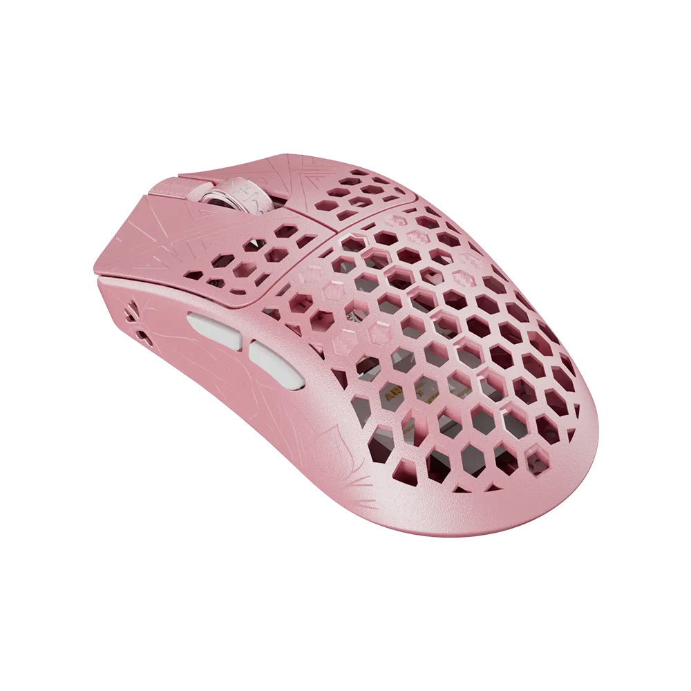 Arbiter Studio AKITSU MEDIUM 40g Carbon Fiber 8K Wireless Gaming Mouse Pink - Founders Edition