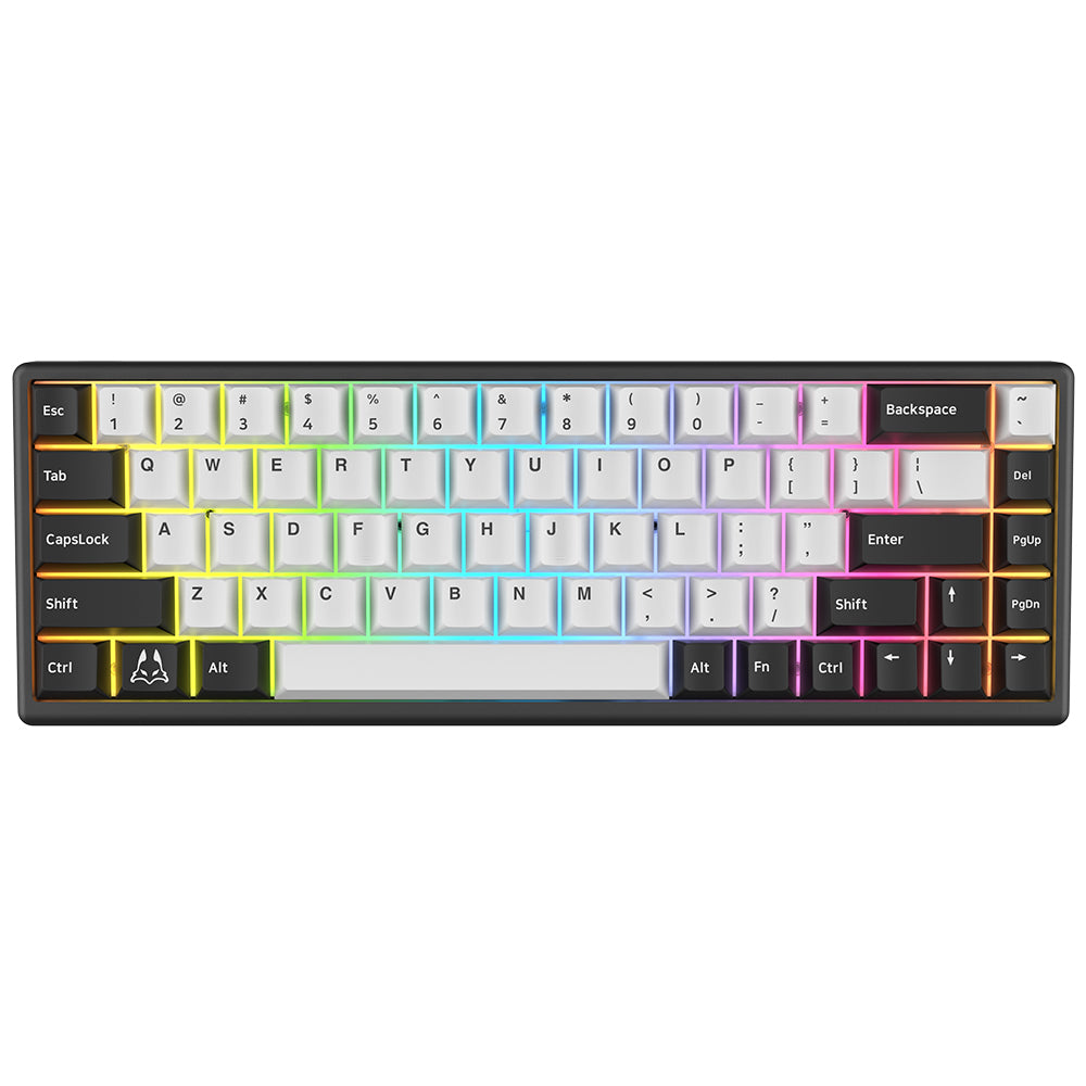 Arbiter Studio TENKO Polar 65 + HE Magnetic Gaming Keyboard Black Panda