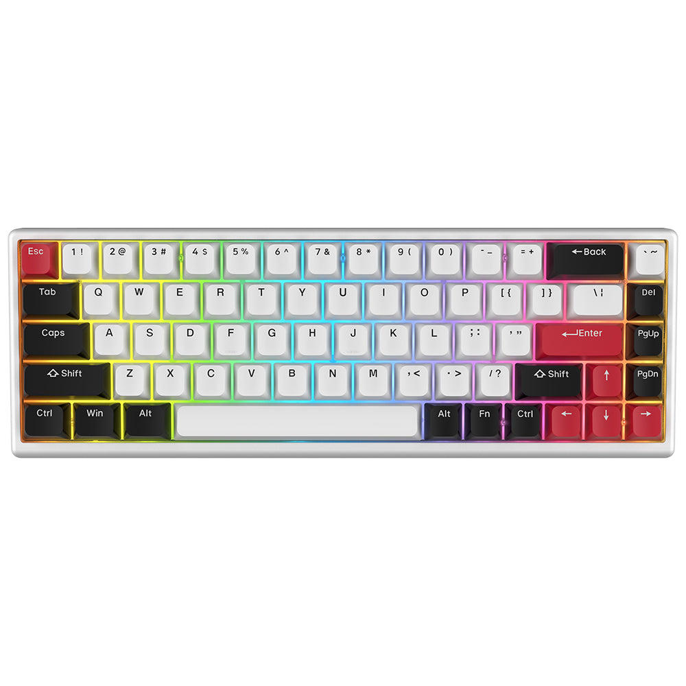Arbiter Studio Polar 65 Keyboard Ronin Red / Silver frame