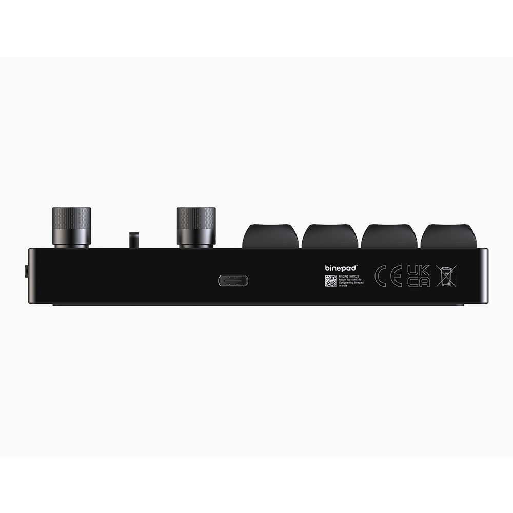 Binepad BNK-16 CNC Macropad Keyboard Wired Black