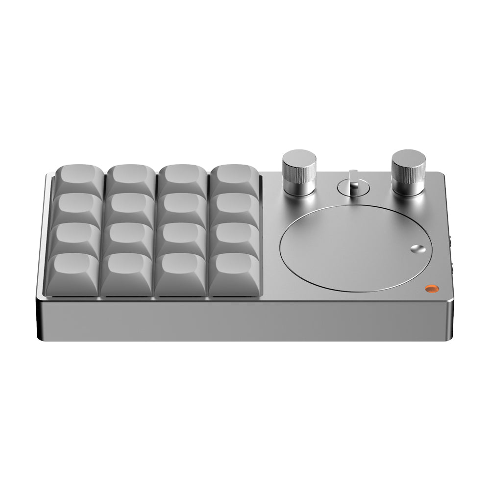 Binepad BNK-16 CNC Macropad Keyboard Wired Silver