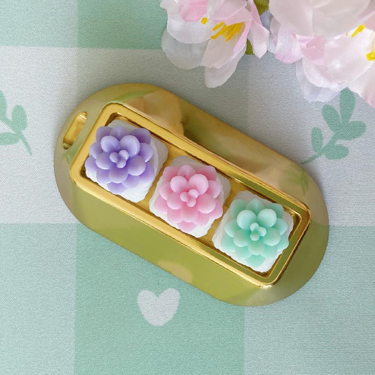 Capsmiths Succulent Echeveria Artisan Keycap (Mint)