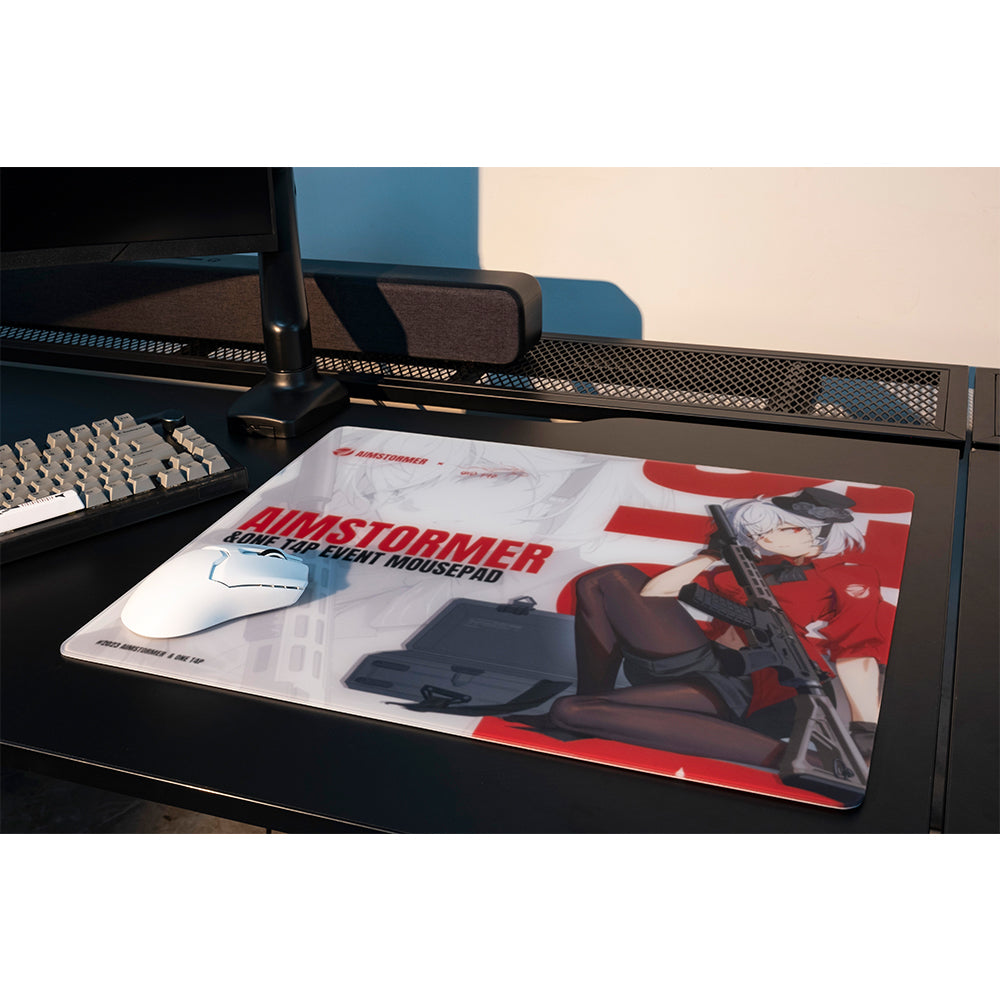 Dream Gamer Thunder Glass Mousepad AIMSTORMER OneT4p
