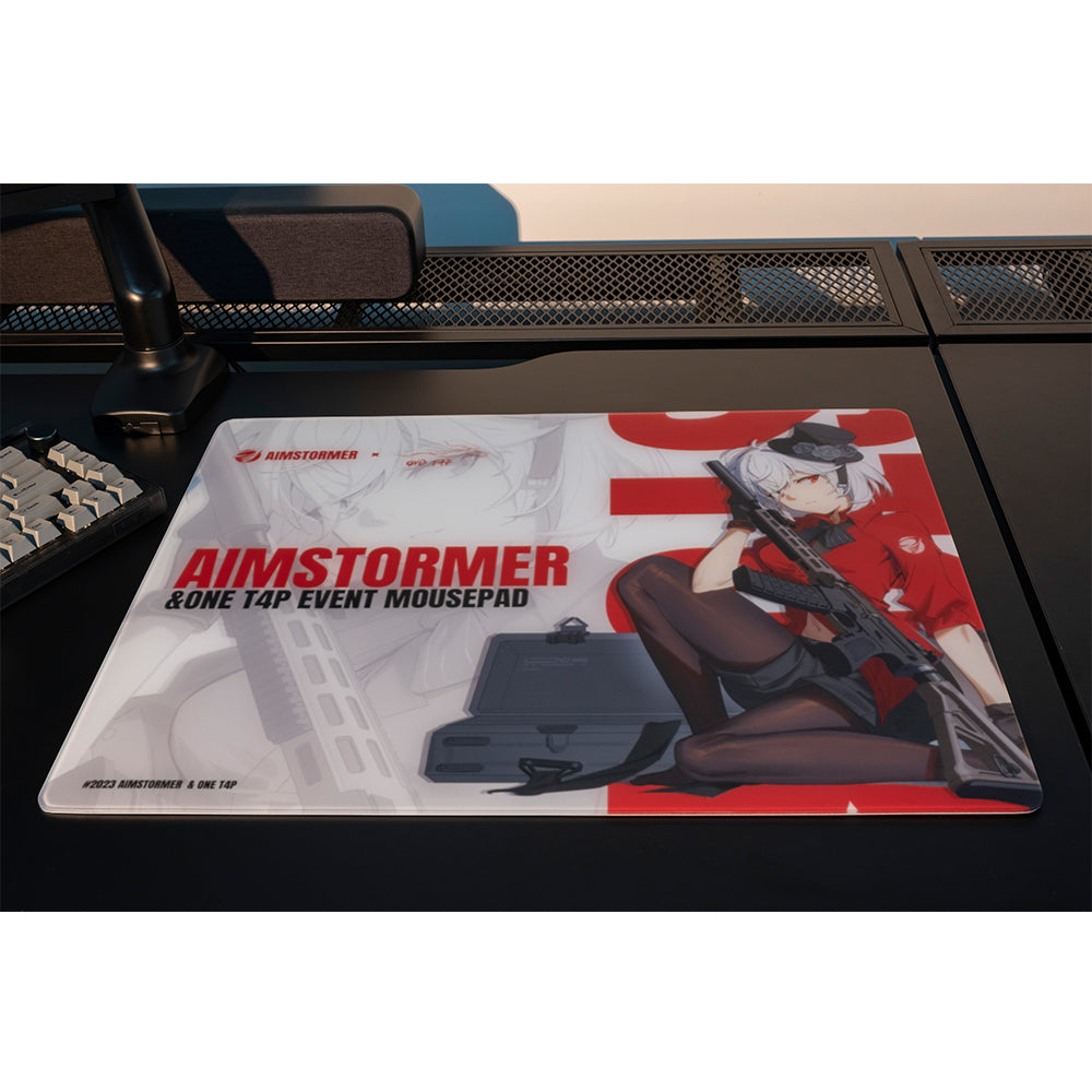 Dream Gamer Thunder Glass Mousepad AIMSTORMER OneT4p