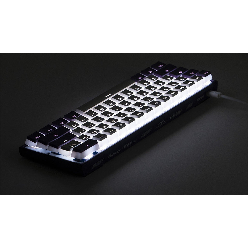 Ducky Seamless Legend Pudding Keycap Set Purple White