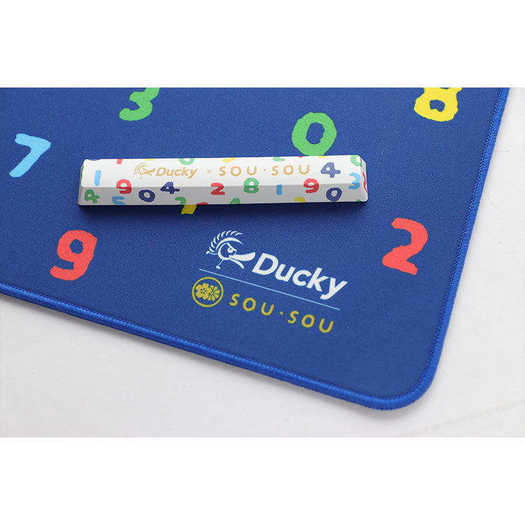 Ducky x SOU・SOU Large Desk Pad/Mat with Stitched Edges (800 x 350)