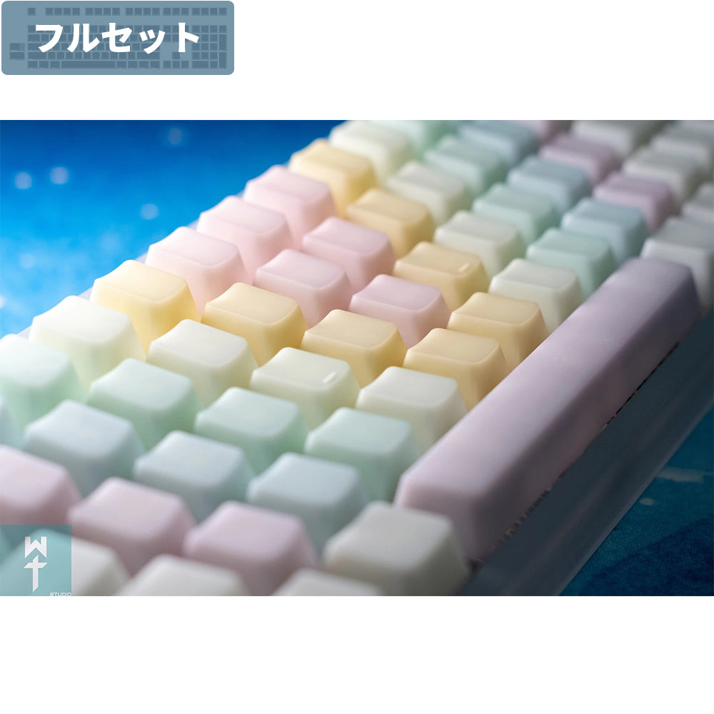 EscapeKeyboard POM Jelly Keycaps Rainbow ANSI full kit