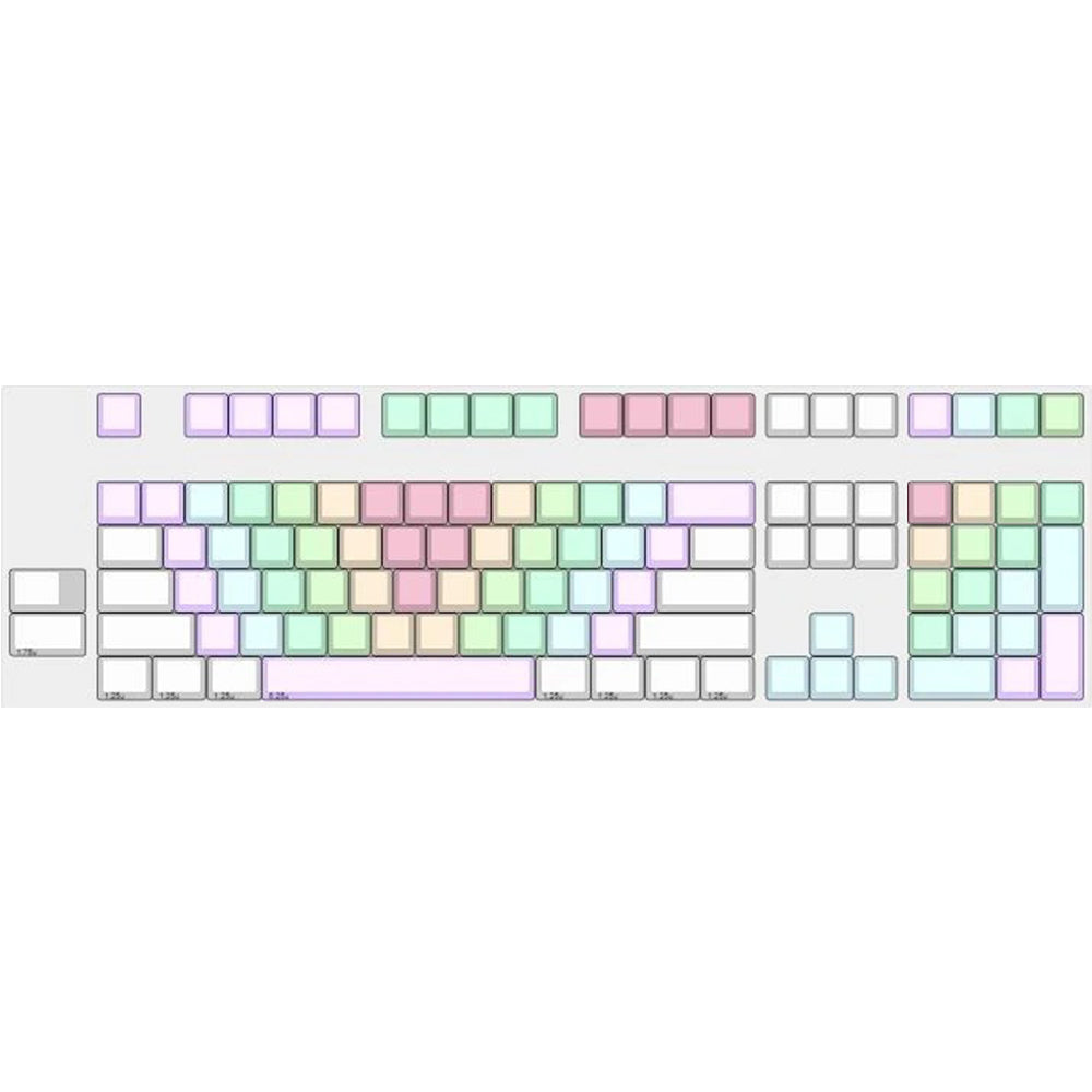 EscapeKeyboard POM Jelly Keycaps Rainbow ANSI full kit