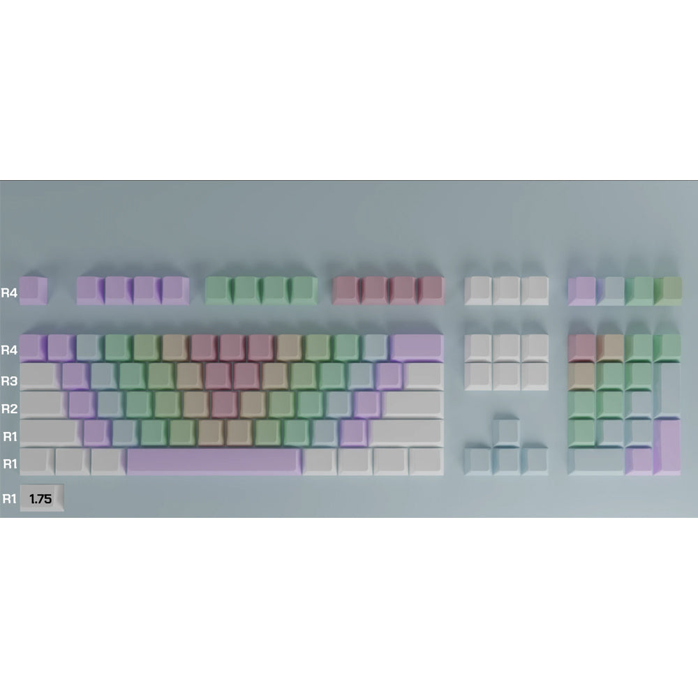 EscapeKeyboard POM Jelly Keycaps Rainbow ANSI full kit