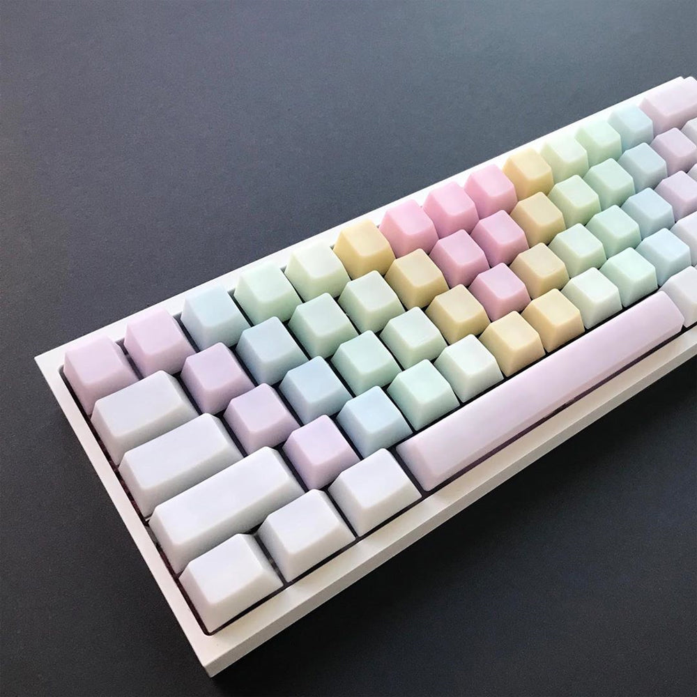 EscapeKeyboard POM Jelly Keycaps Rainbow ANSI full kit