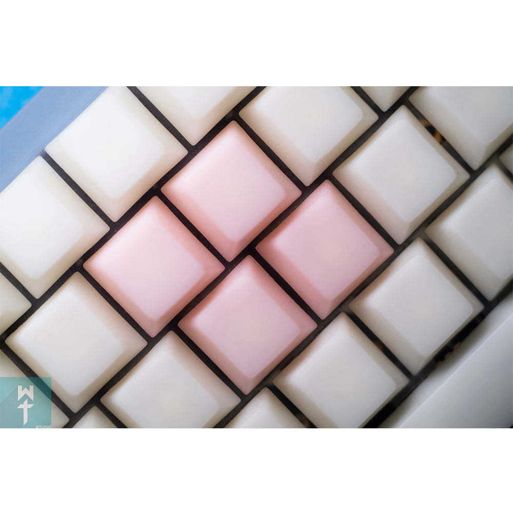 EscapeKeyboard POM JeLLY Keycaps single colour kits Strawberry