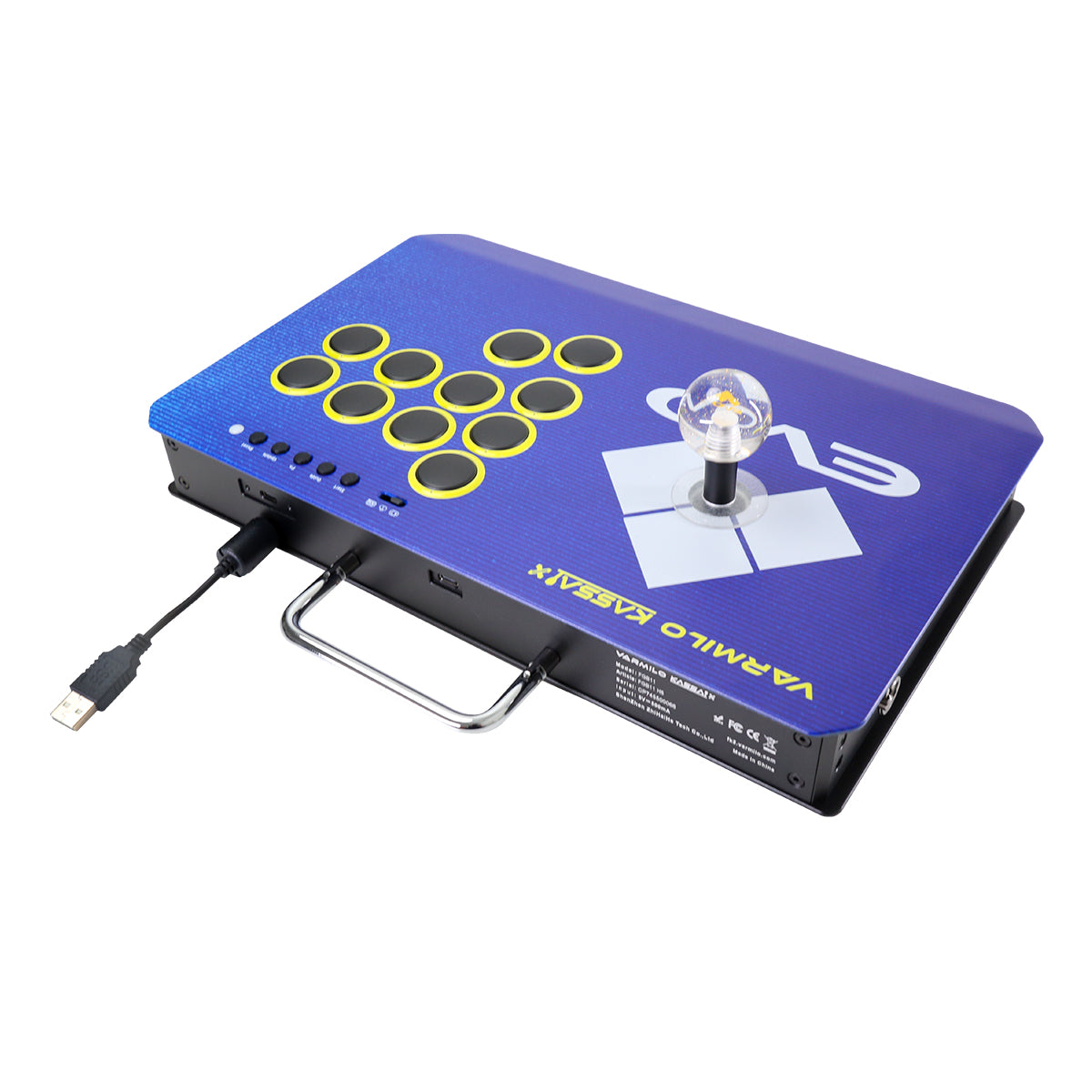 VARMILO KASSAI X Evo Blue Arcade Joystick Controller for Fighting Games