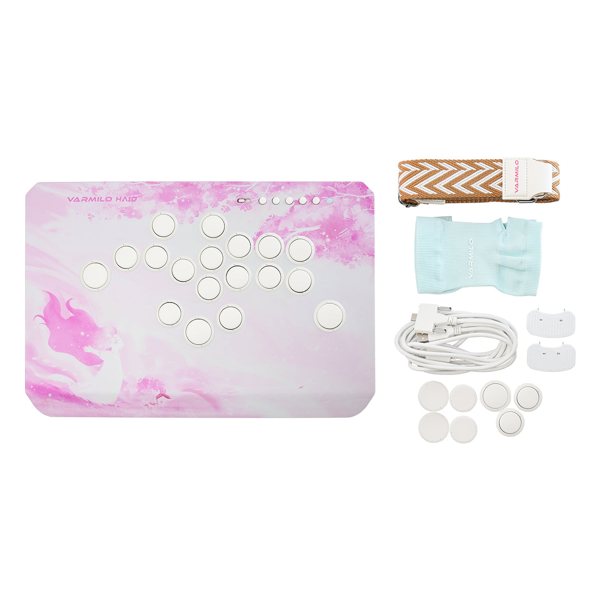 VARMILO HA10 Sakura Leverless Arcade Controller for Fighting Games