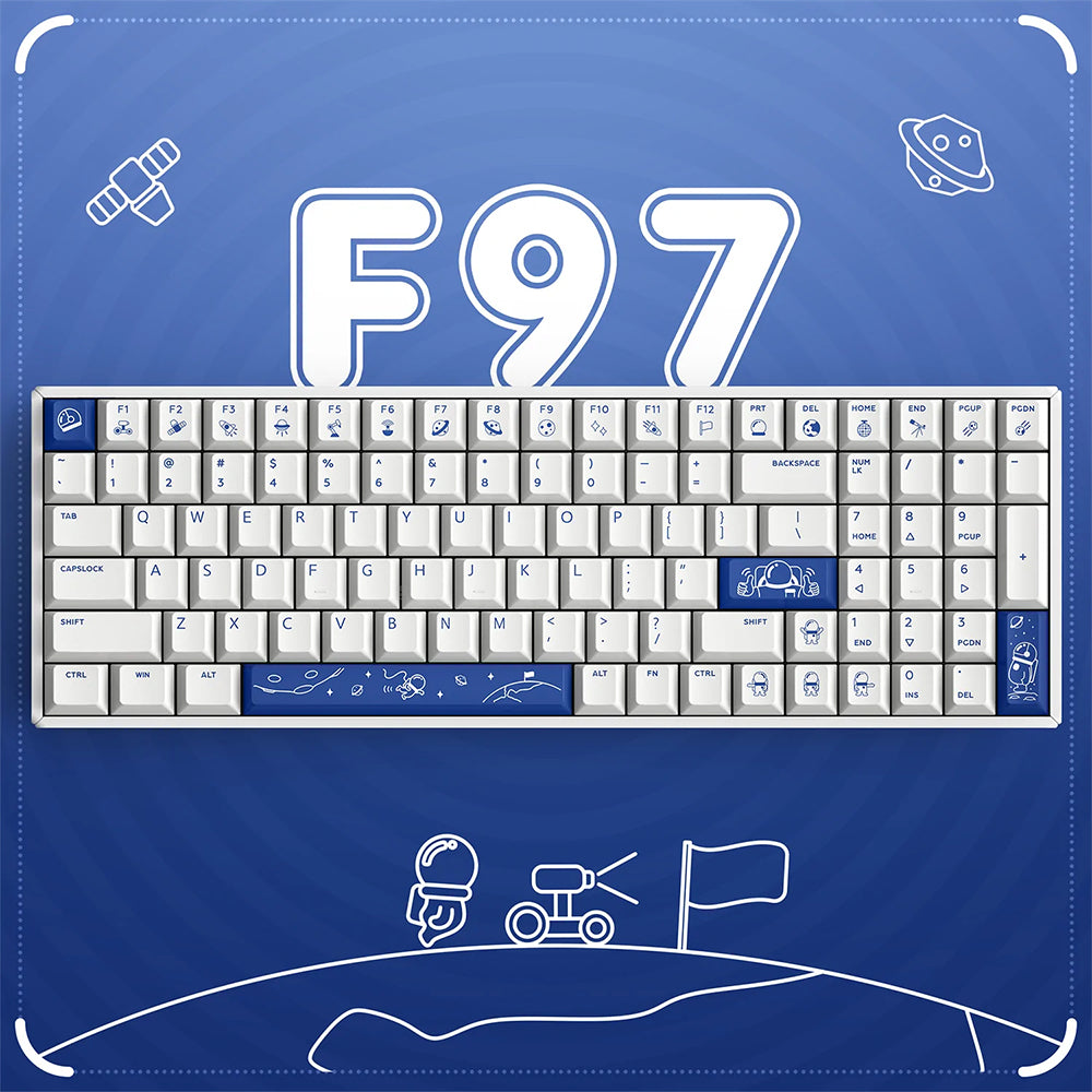 iQunix F97 Wireless Mechanical Keyboard Cosmic Traveller