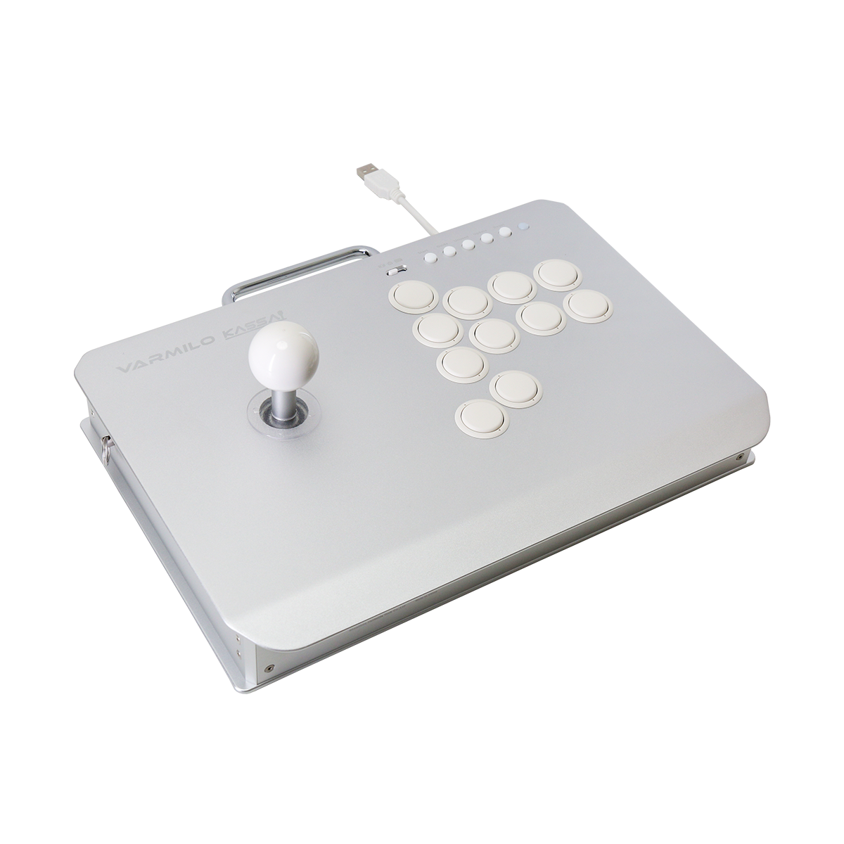 VARMILO KASSAI Lunar Silver Arcade Joystick Controller for Fighting Games Type-C接続対応モデル