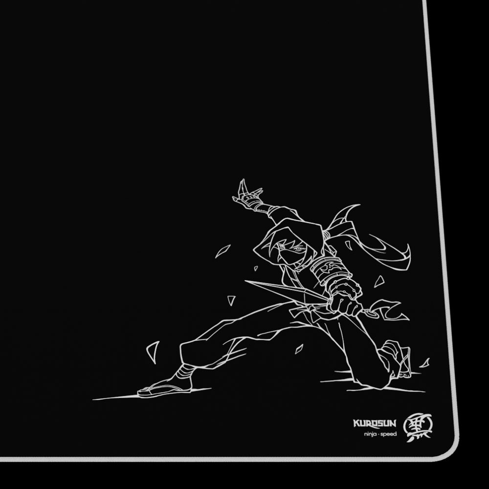 Kurosun Ninja Premium Gaming Mousepad Black【他商品との同梱不可】