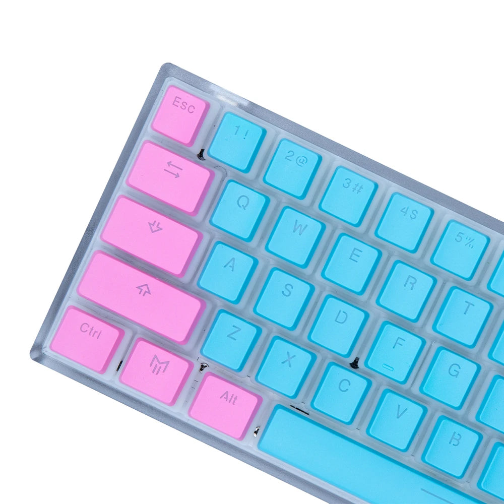 Matrix Keyboards Clix x Matrix Official Keyboard Clix 1.5 Transparent Case Blue Inside
