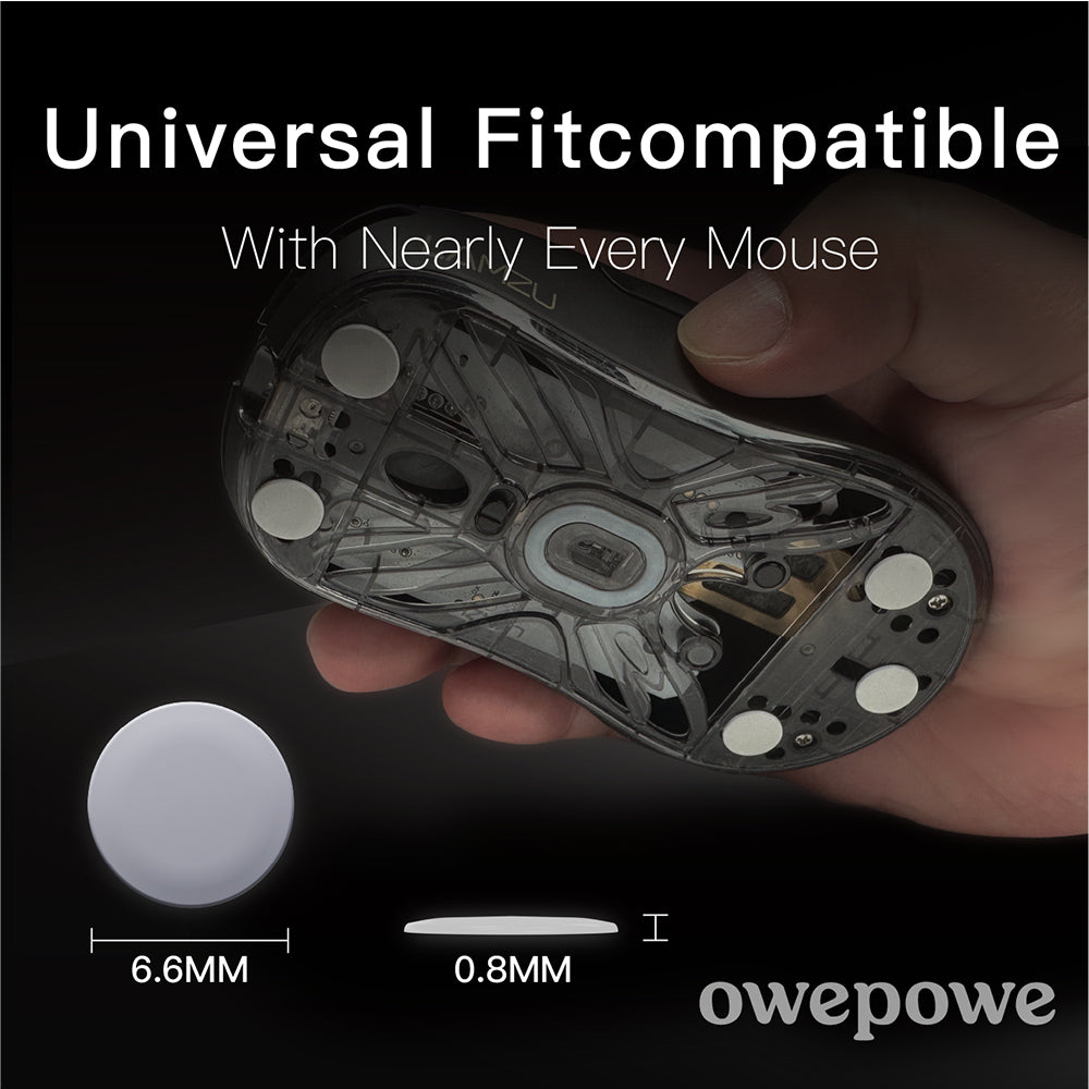 Owepowe Eagle Mouse Skates Speed Dots White 40個入り