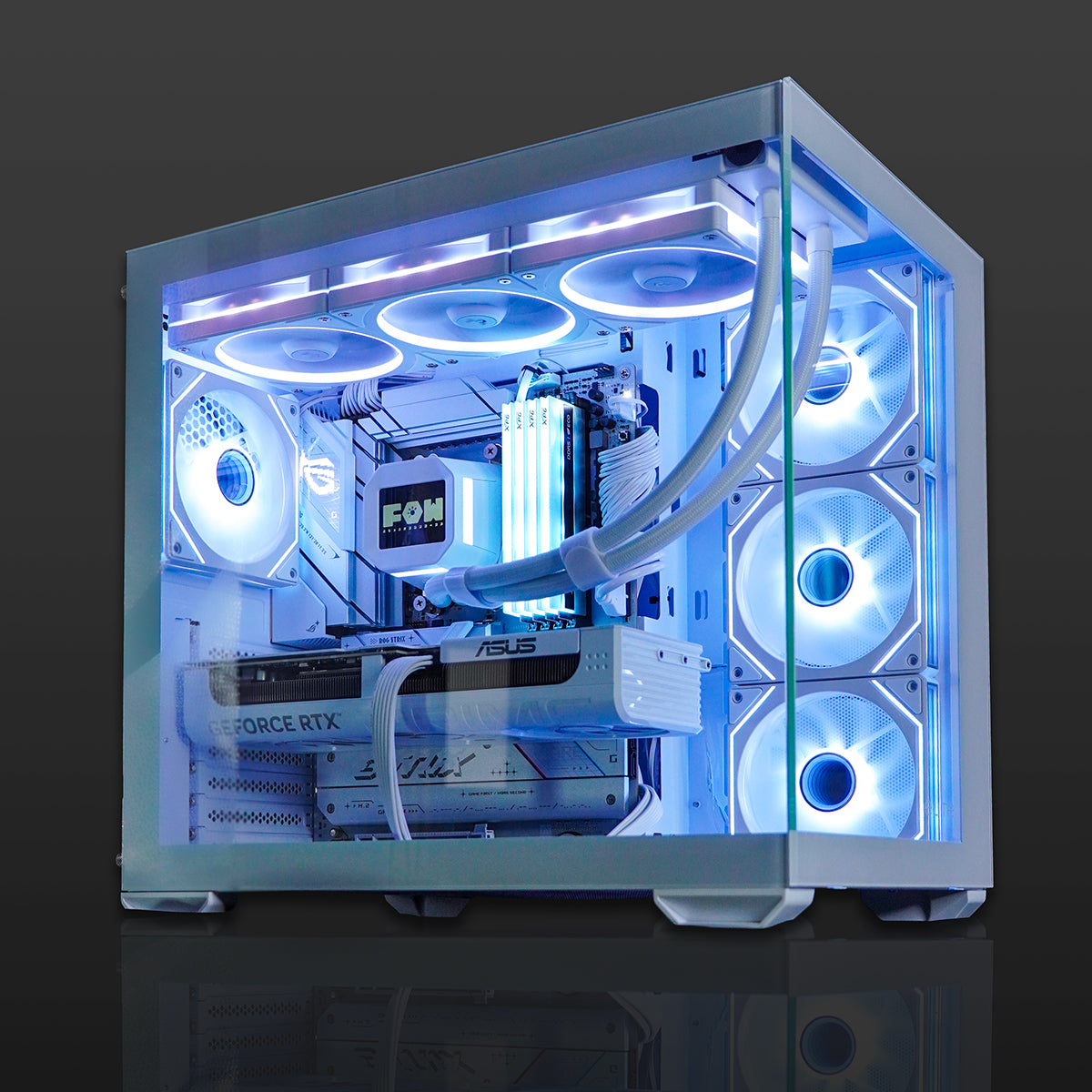 【FOW-TG-R7X3D-N57-WH-1】BTOパソコン/ゲーミングPC