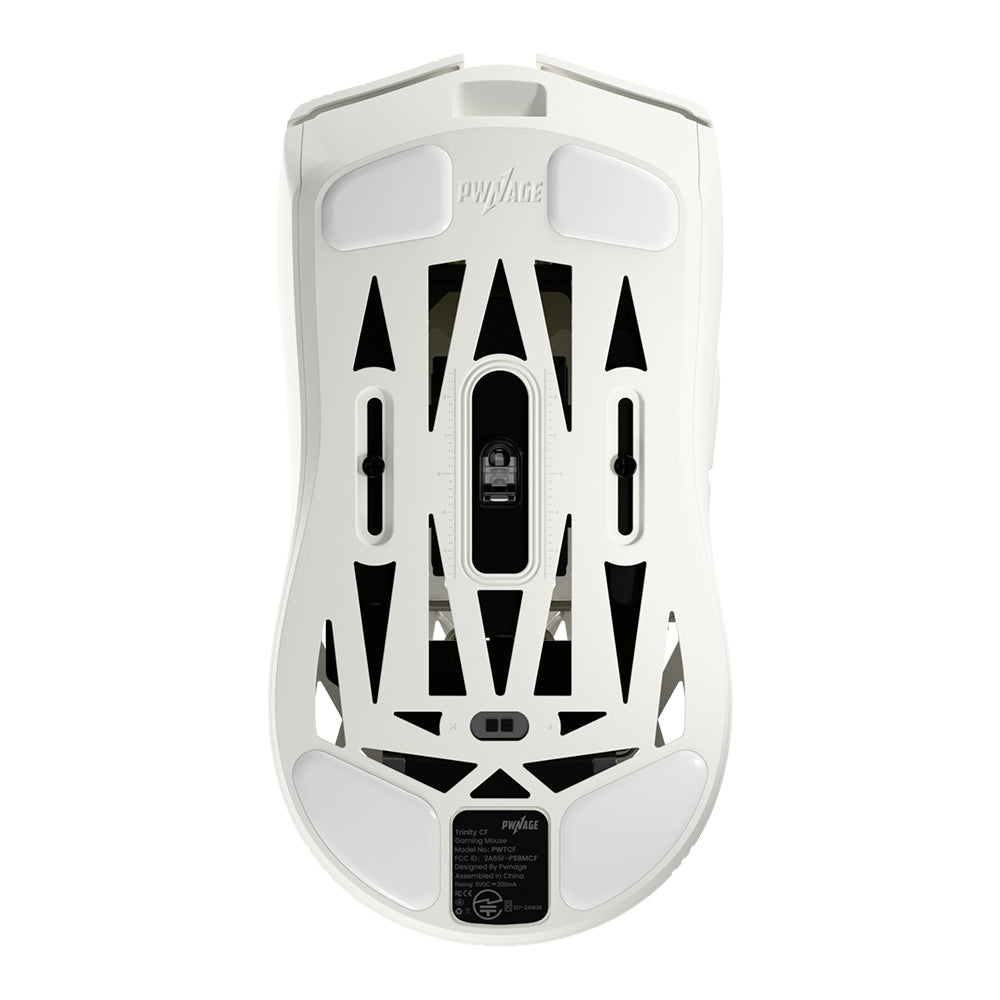 Pwnage Wireless Gaming Mouse Trinity CF Solid White