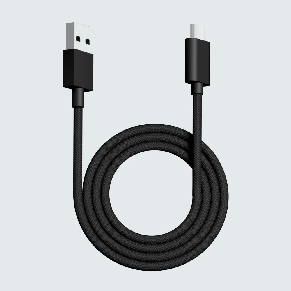 Pwnage USB Type C Paracord Cable - Black