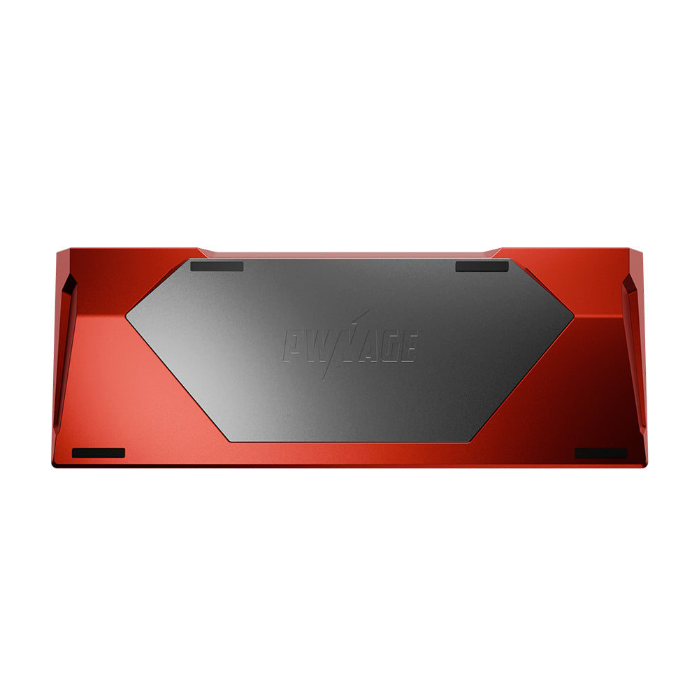 Pwnage Zenblade 65 V2 CNC Mechanical Keyboard PBT keycaps Red Black Gateron Jade Pro Swtich