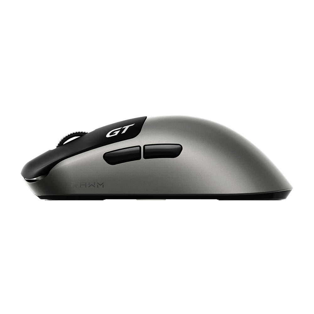 RAWM LEVIATHAN V4 GT Dual 8K Lightweight Wireless Gaming Mouse Hyper Click Optical & Magnetic Switches Gunmetal & Black