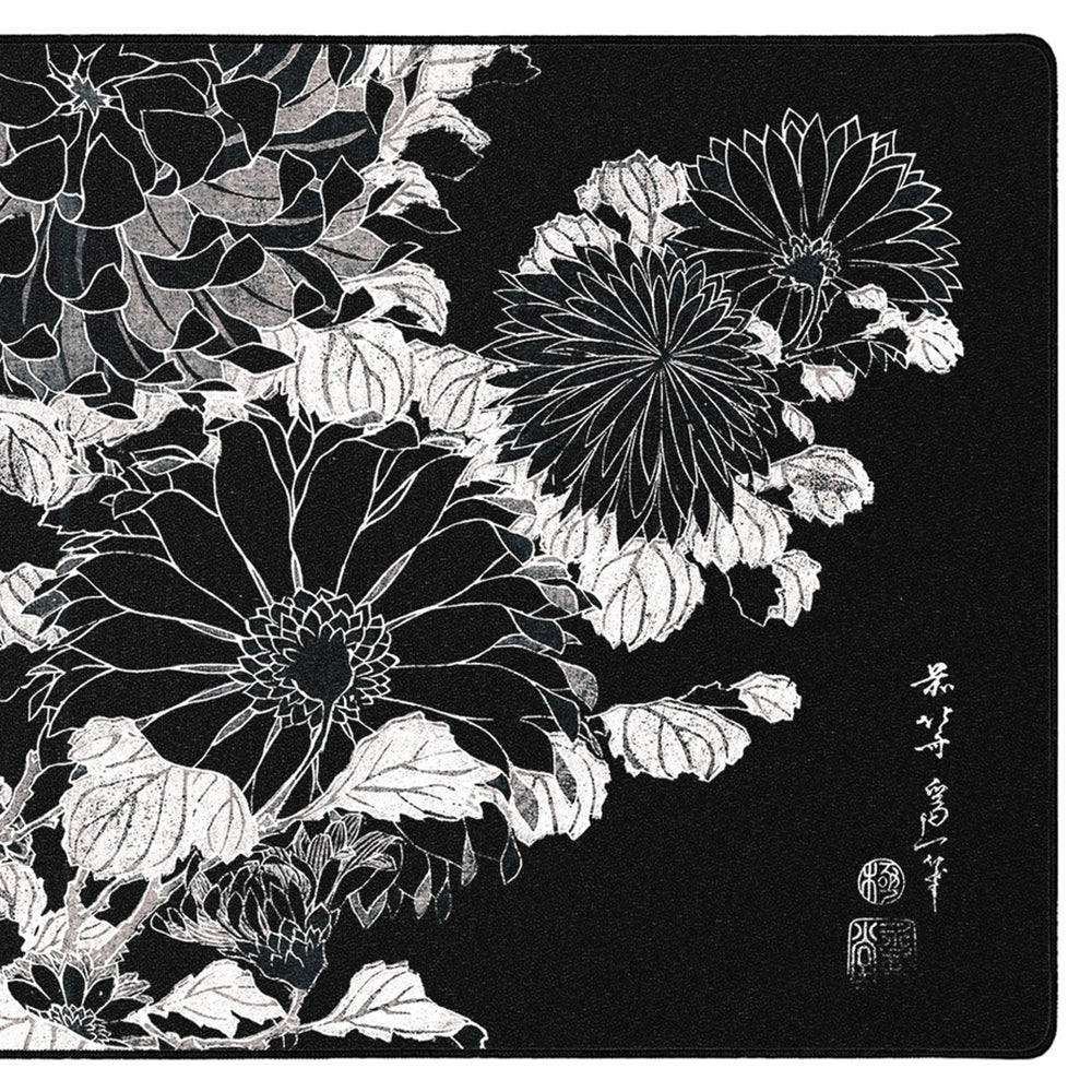 The mousepad company Mousepad AeroGlyde Artist Series Chrysanthemums and Bee by Hokusai