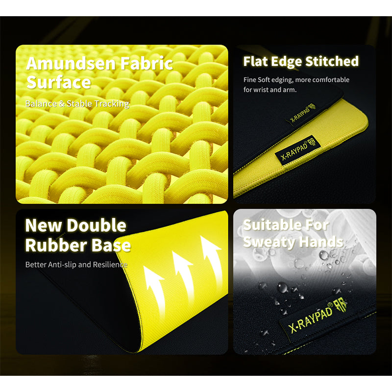 X-raypad Aqua Control Plus V2 Gaming Mouse Pads BlackBee
