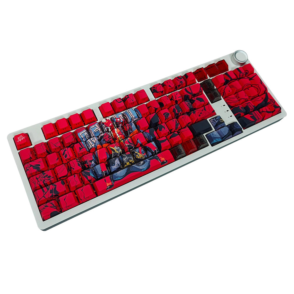 X-raypad x TERU Keycaps RedTail