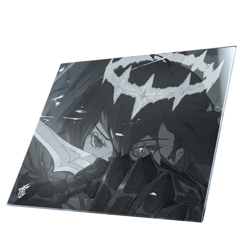 Yuki Aim MONOKURO Glass Mousepad