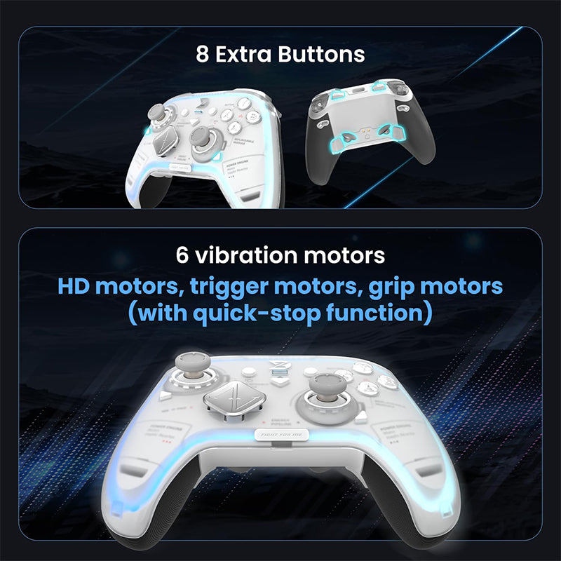 ZD Gaming Ultimate Legend Wireless Gaming Controller 8K White