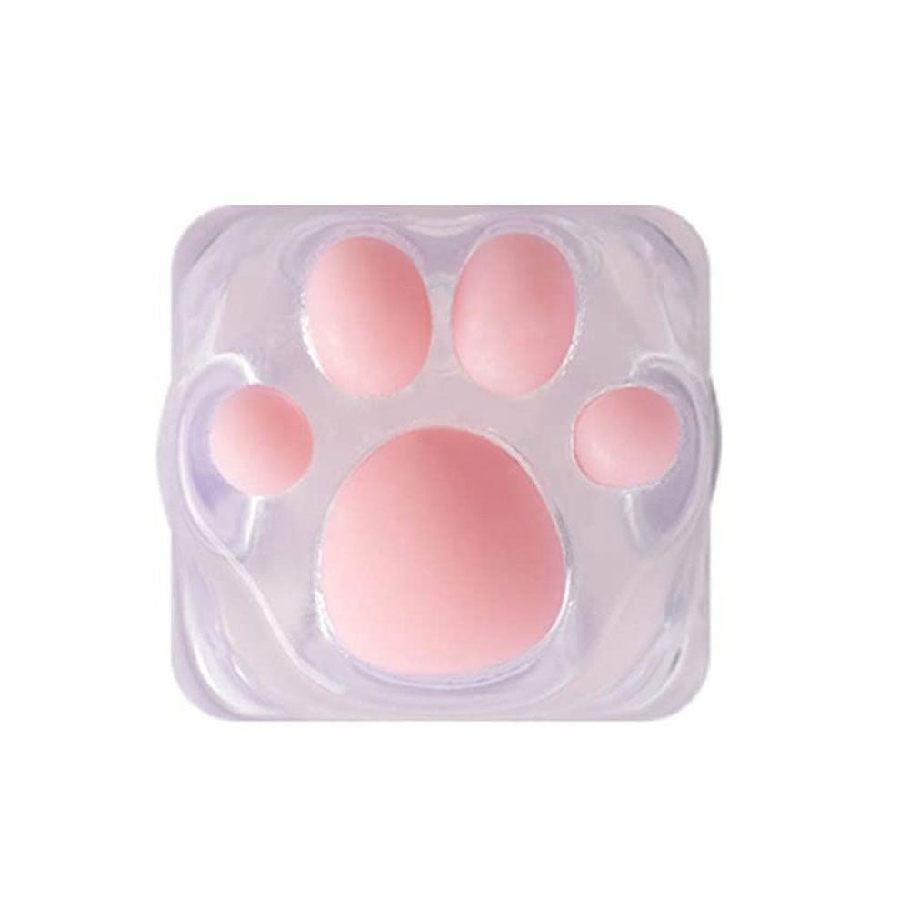 ZOMO PLUS 3D Printed Kitty Paw Keycap Transparent for Cherry MX Switches