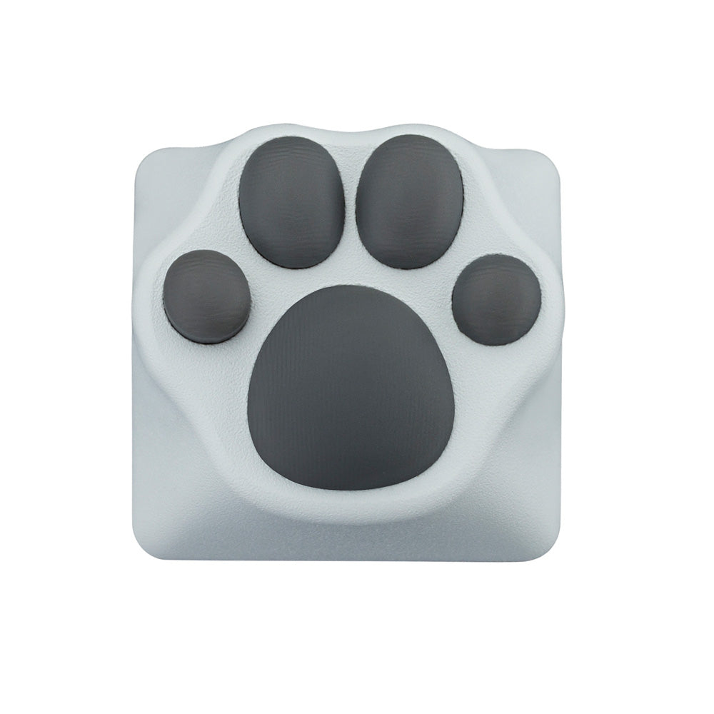 ZOMO PLUS ABS Kitty Paw Keycap White Grey for Cherry MX Switches