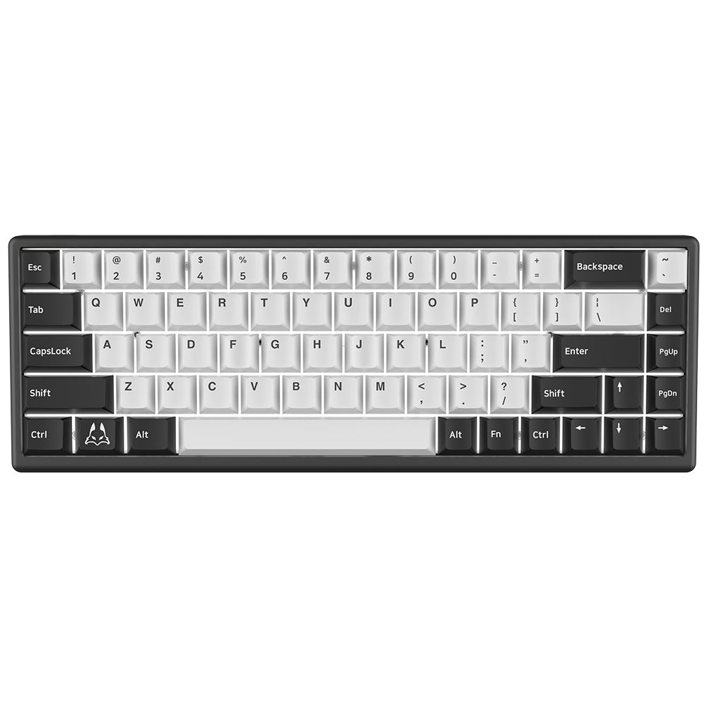 Arbiter Studio TENKO Polar 65 + HE Magnetic Gaming Keyboard Black Panda