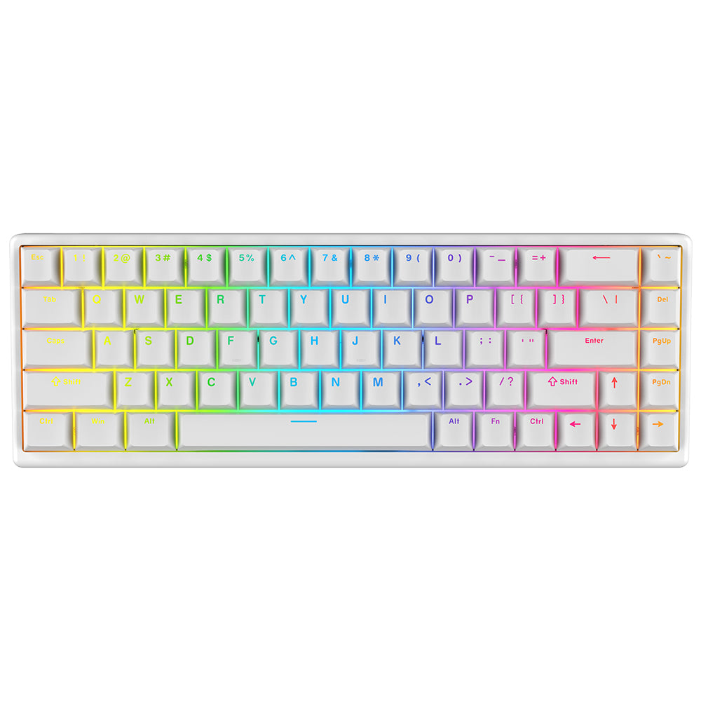 Arbiter Studio TENKO Polar 65 + HE Magnetic Gaming Keyboard Just White