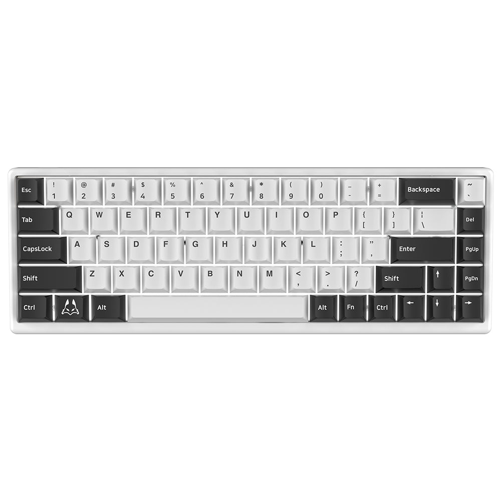 Arbiter Studio TENKO Polar 65 + HE Magnetic Gaming Keyboard White Panda