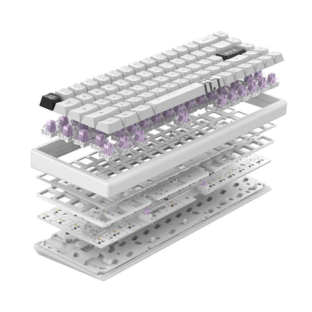 Arbiter Studio Polar 65 Pro Keyboard Kitsune White Frame