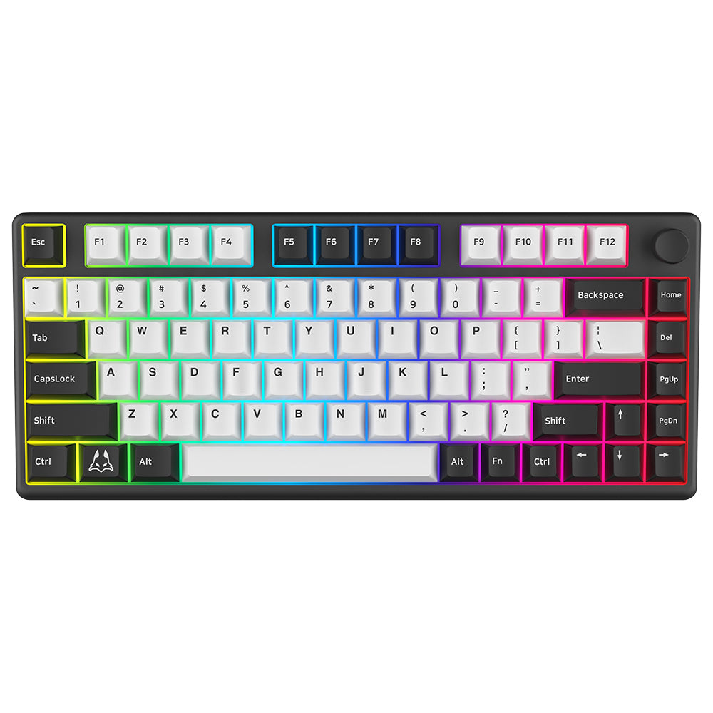 Arbiter Studio TENKO Polar 75 + HE Magnetic Gaming Keyboard Black Panda