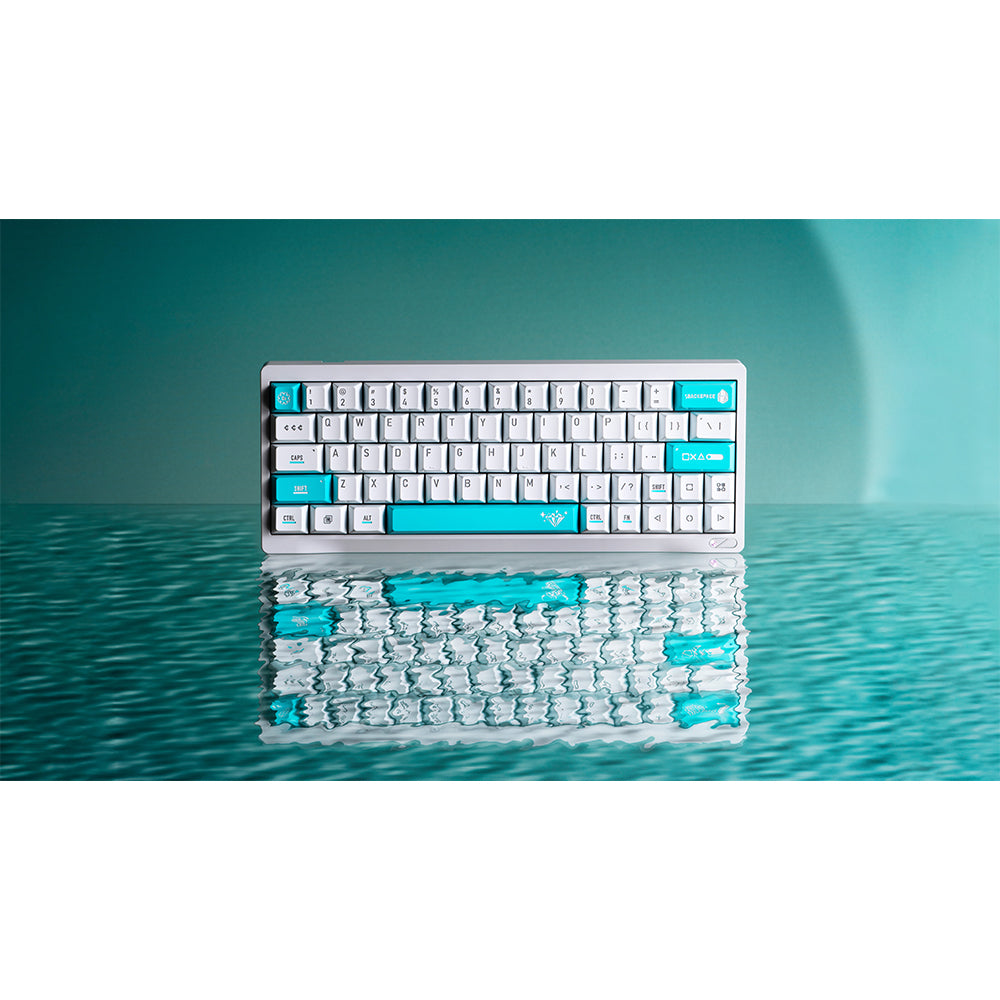 Chilkey SF60 HE Keyboard Starburst White WS Flux Poseidon Switch