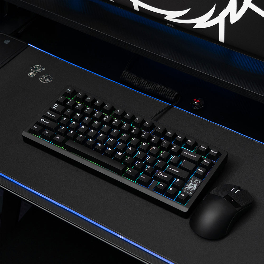 Chilkey Slice75 HE Keyboard Black Gateron Magnetic Jade Pro Switch
