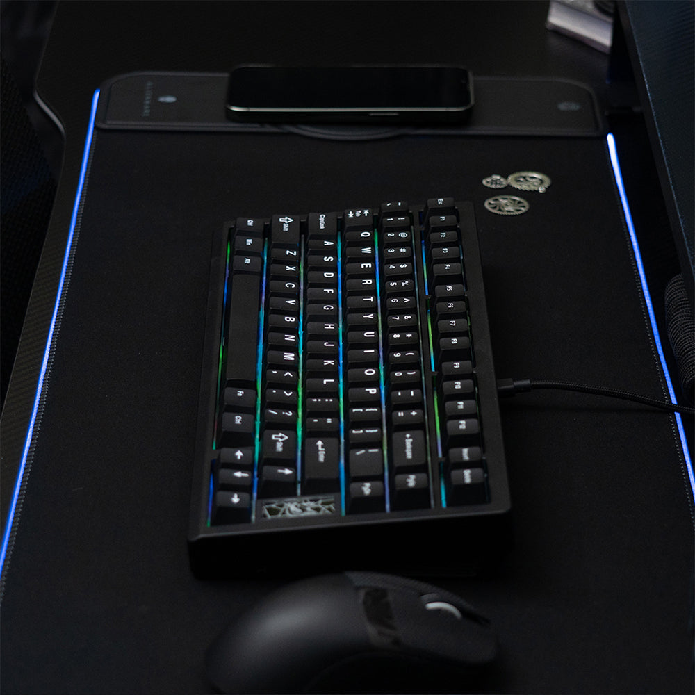 Chilkey Slice75 HE Keyboard Black Gateron Magnetic Jade Pro Switch