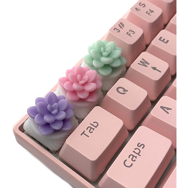 Capsmiths Succulent Echeveria Artisan Keycap (Mint)