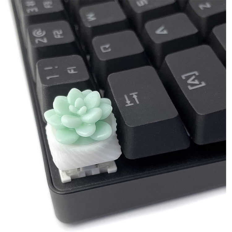 Capsmiths Succulent Echeveria Artisan Keycap (Mint)