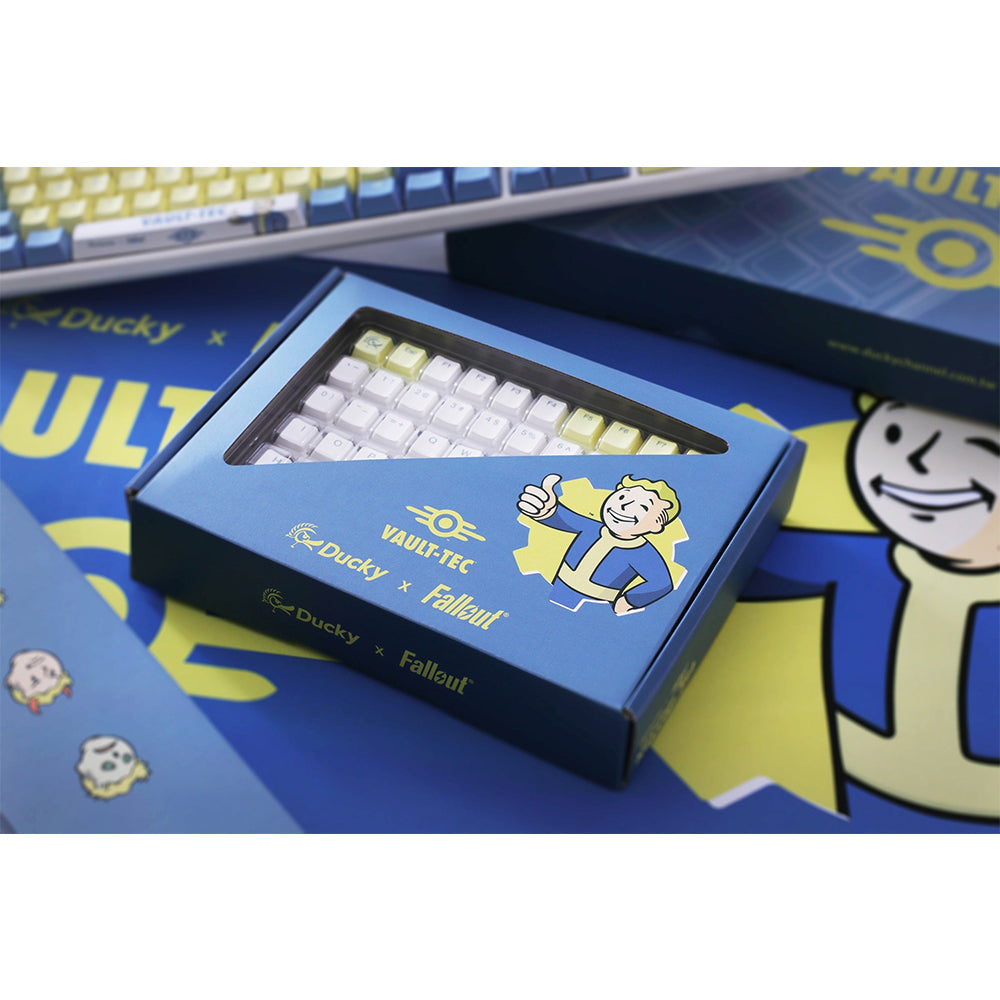 【限定】Ducky x Bethesda Fallout 132 Key Cherry Profile Dye Sub PBT Keycap Set