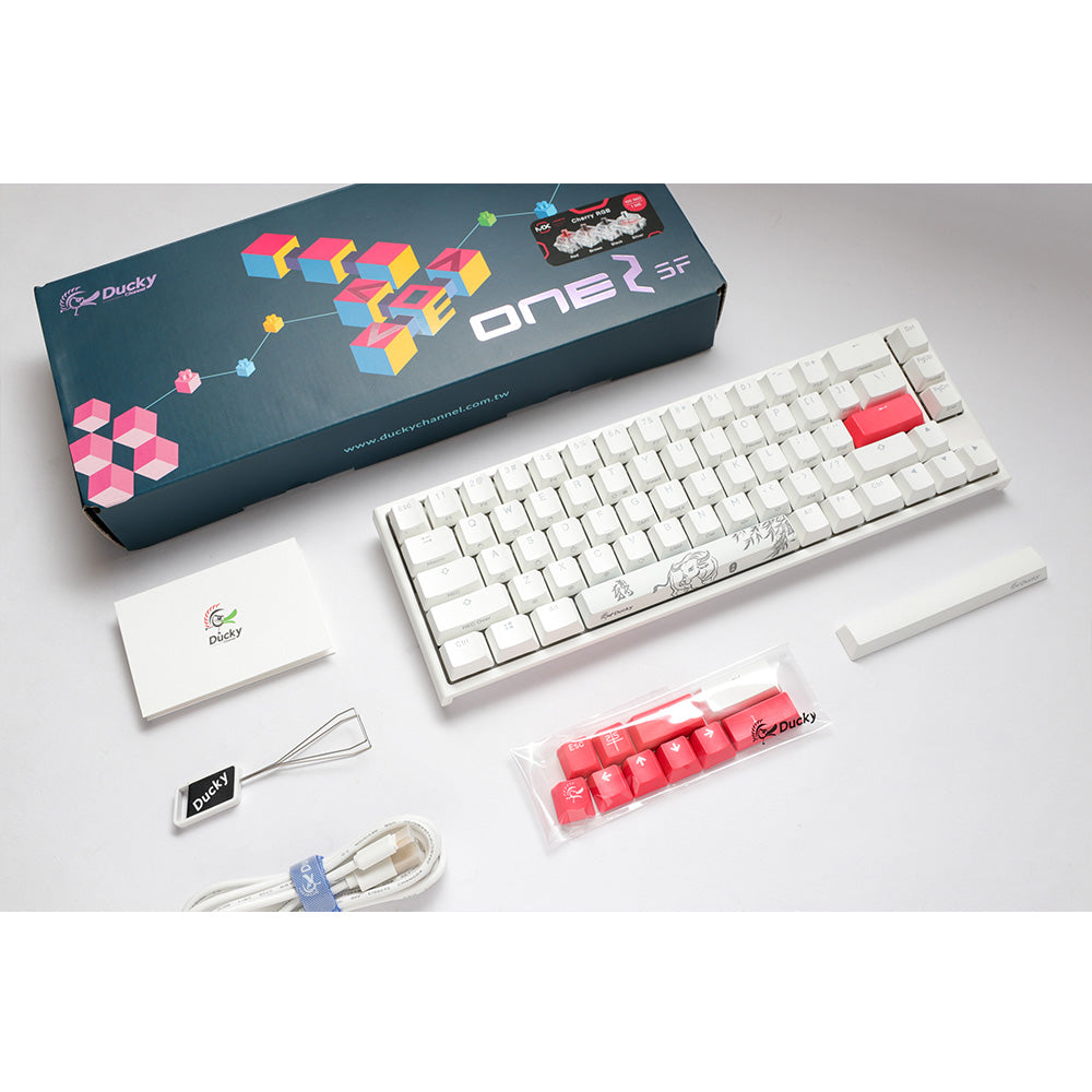 Ducky One 2 SF Pure White RGB 65% version