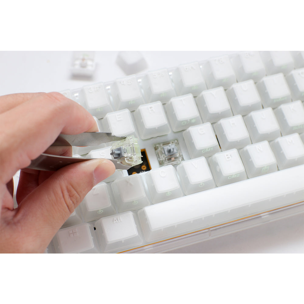 Ducky One 3 SF 65% keyboard Aura Edition Aura White