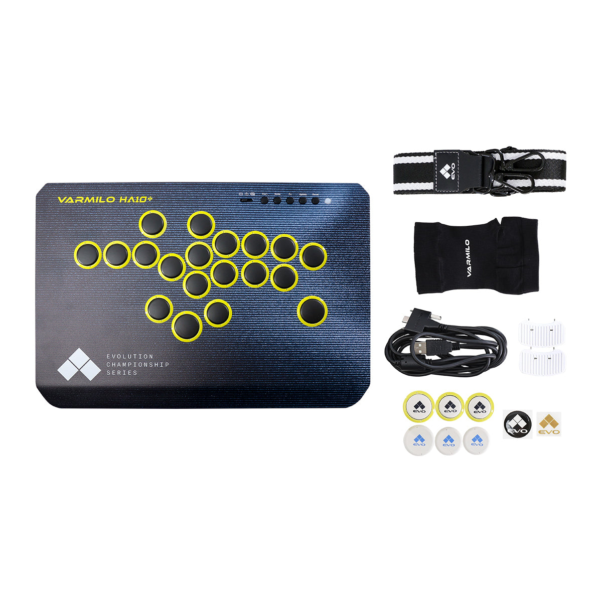 VARMILO HA10+ Evo Black Leverless Arcade Controller for Fighting Games