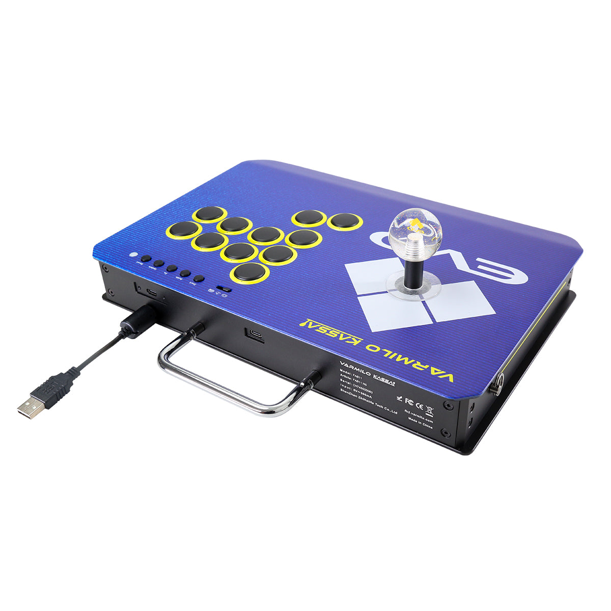 VARMILO KASSAI Evo Blue Arcade Joystick Controller for Fighting Games