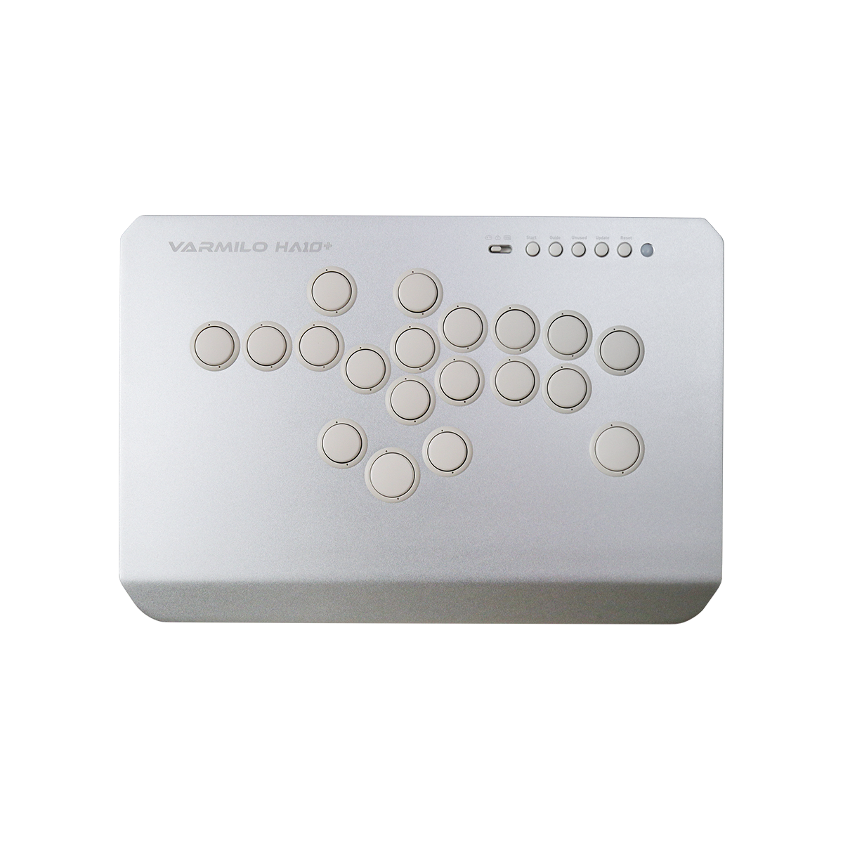 VARMILO HA10+ Lunar Silver Leverless Arcade Controller for Fighting Games